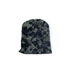 Camouflage, Pattern, Abstract, Background, Texture, Army Drawstring Pouch (Small)