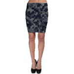Camouflage, Pattern, Abstract, Background, Texture, Army Bodycon Skirt