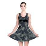 Camouflage, Pattern, Abstract, Background, Texture, Army Reversible Skater Dress