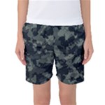 Camouflage, Pattern, Abstract, Background, Texture, Army Women s Basketball Shorts