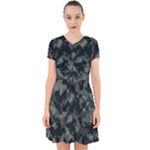 Camouflage, Pattern, Abstract, Background, Texture, Army Adorable in Chiffon Dress