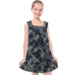 Camouflage, Pattern, Abstract, Background, Texture, Army Kids  Cross Back Dress