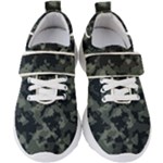 Camouflage, Pattern, Abstract, Background, Texture, Army Kids  Velcro Strap Shoes