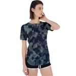 Camouflage, Pattern, Abstract, Background, Texture, Army Perpetual Short Sleeve T-Shirt