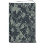 Camouflage, Pattern, Abstract, Background, Texture, Army 8  x 10  Hardcover Notebook