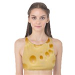 Cheese Texture, Yellow Cheese Background Tank Bikini Top