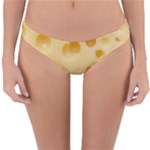 Cheese Texture, Yellow Cheese Background Reversible Hipster Bikini Bottoms