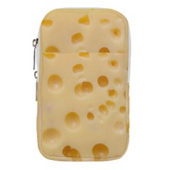 Cheese Texture, Yellow Cheese Background Waist Pouch (Small) from UrbanLoad.com