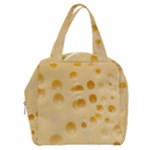 Cheese Texture, Yellow Cheese Background Boxy Hand Bag