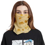 Cheese Texture, Yellow Cheese Background Face Covering Bandana (Two Sides)