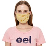 Cheese Texture, Yellow Cheese Background Cloth Face Mask (Adult)