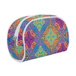 Colorful Floral Ornament, Floral Patterns Make Up Case (Small)