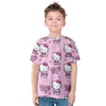 Cute Hello Kitty Collage, Cute Hello Kitty Kids  Cotton T-Shirt