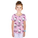 Cute Hello Kitty Collage, Cute Hello Kitty Kids  One Piece T-Shirt