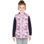 Cute Hello Kitty Collage, Cute Hello Kitty Kids  Hooded Puffer Vest