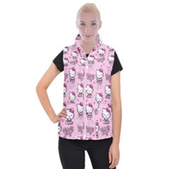Cute Hello Kitty Collage, Cute Hello Kitty Women s Button Up Vest from UrbanLoad.com