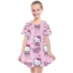 Cute Hello Kitty Collage, Cute Hello Kitty Kids  Smock Dress