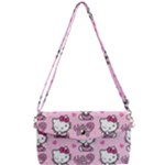 Cute Hello Kitty Collage, Cute Hello Kitty Removable Strap Clutch Bag