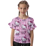 Cute Hello Kitty Collage, Cute Hello Kitty Kids  Cut Out Flutter Sleeves