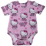 Cute Hello Kitty Collage, Cute Hello Kitty Baby Short Sleeve Bodysuit