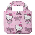Cute Hello Kitty Collage, Cute Hello Kitty Premium Foldable Grocery Recycle Bag