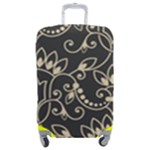 Decorative Ornament Texture, Retro Floral Texture, Vintage Texture, Gray Luggage Cover (Medium)