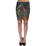 Flowers Trees Forest Mystical Forest Nature Background Landscape Bodycon Skirt