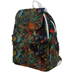 Flowers Trees Forest Mystical Forest Nature Background Landscape Top Flap Backpack