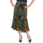 Flowers Trees Forest Mystical Forest Nature Background Landscape Midi Mermaid Skirt