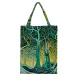Trees Forest Mystical Forest Nature Junk Journal Scrapbooking Background Landscape Classic Tote Bag
