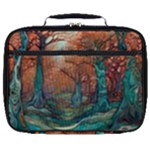 Trees Tree Forest Mystical Forest Nature Junk Journal Scrapbooking Landscape Nature Full Print Lunch Bag
