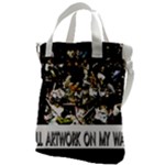 Yb 2vvvvv Zazzle - Digital Postcard - Front Canvas Messenger Bag