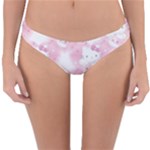 Hello Kitty Pattern, Hello Kitty, Child, White, Cat, Pink, Animal Reversible Hipster Bikini Bottoms