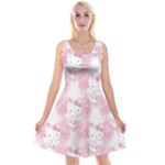 Hello Kitty Pattern, Hello Kitty, Child, White, Cat, Pink, Animal Reversible Velvet Sleeveless Dress