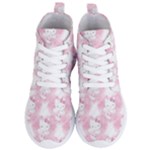 Hello Kitty Pattern, Hello Kitty, Child, White, Cat, Pink, Animal Women s Lightweight High Top Sneakers