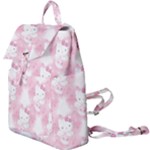 Hello Kitty Pattern, Hello Kitty, Child, White, Cat, Pink, Animal Buckle Everyday Backpack