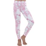 Hello Kitty Pattern, Hello Kitty, Child, White, Cat, Pink, Animal Kids  Lightweight Velour Classic Yoga Leggings