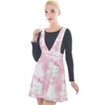 Hello Kitty Pattern, Hello Kitty, Child, White, Cat, Pink, Animal Plunge Pinafore Velour Dress