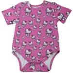 Hello Kitty Pattern, Hello Kitty, Child Baby Short Sleeve Bodysuit