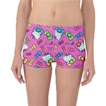 Hello Kitty, Cute, Pattern Boyleg Bikini Bottoms