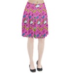 Hello Kitty, Cute, Pattern Pleated Skirt