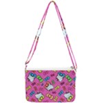 Hello Kitty, Cute, Pattern Double Gusset Crossbody Bag