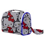 Hello Kitty, Pattern, Red Satchel Shoulder Bag