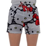 Hello Kitty, Pattern, Red Sleepwear Shorts
