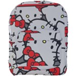 Hello Kitty, Pattern, Red Full Print Backpack