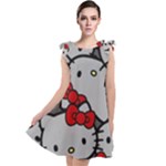 Hello Kitty, Pattern, Red Tie Up Tunic Dress