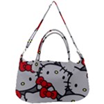 Hello Kitty, Pattern, Red Removable Strap Handbag
