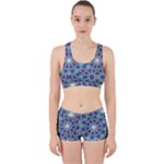 Islamic Ornament Texture, Texture With Stars, Blue Ornament Texture Work It Out Gym Set