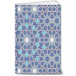 Islamic Ornament Texture, Texture With Stars, Blue Ornament Texture 8  x 10  Softcover Notebook