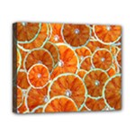 Oranges Patterns Tropical Fruits, Citrus Fruits Canvas 10  x 8  (Stretched)
